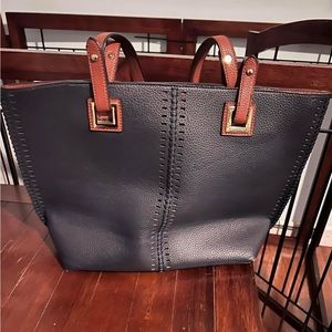 Navy Blue Tote